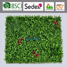 Outdoor UV Protected Artificial Plants Grass Wall Panel Fire Proof 100X100cm 51383